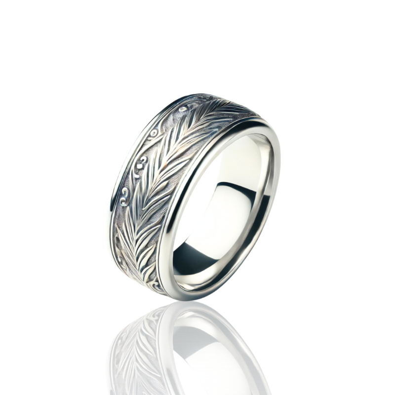 Modern Style Men's Band Ring