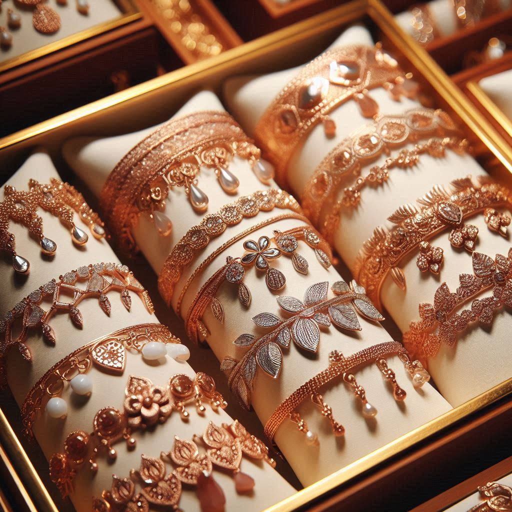 Elegant Rose Gold Bracelets